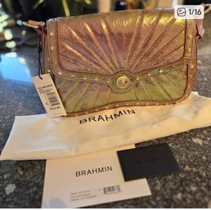Brahmin Iridescent Shoulder Bag